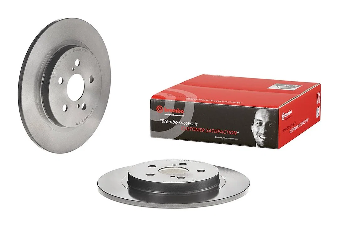 08D41611C02 – BREMBO Brake Rotor, Solid One Piece Design Wheel Bolt Pattern 5 x 100 Millimeter 279 Millimeter Diamete...